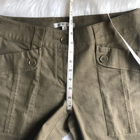 CAbi Olive Green Women's Cargo Shorts - Picture 3 of 9